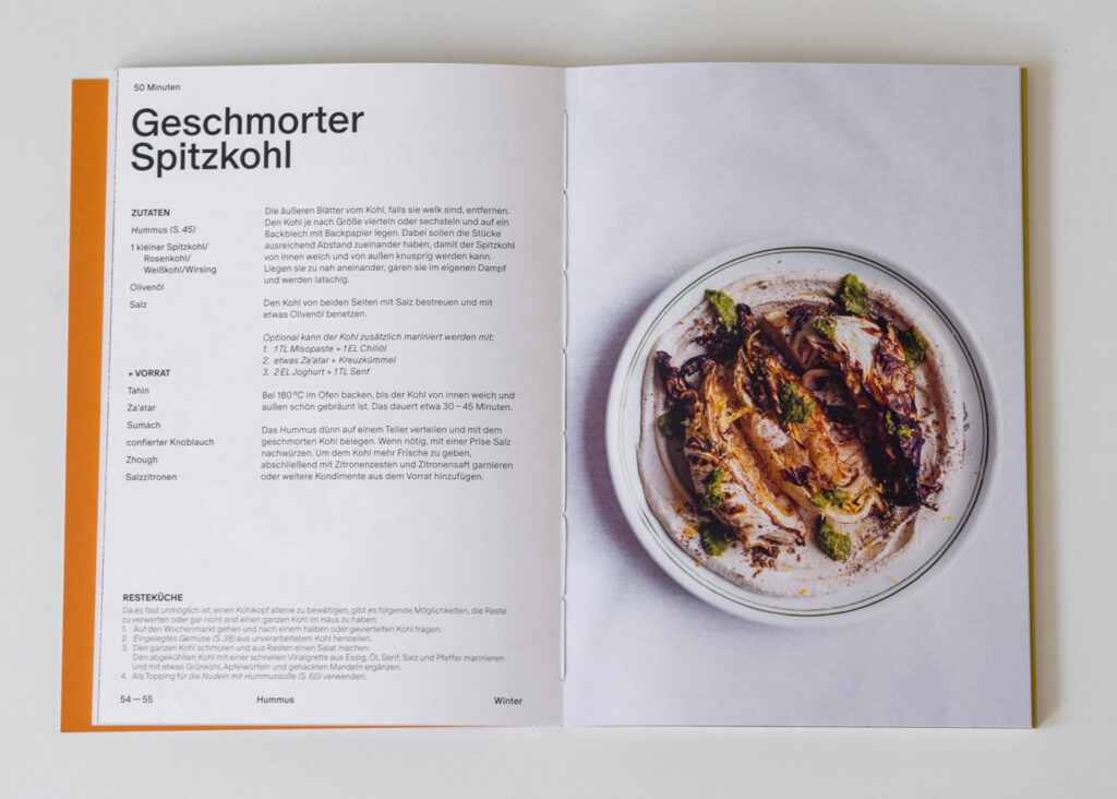 Rezeptseite Kochbuch EINSPLUS