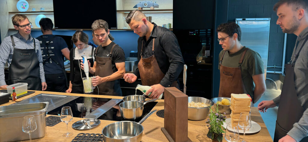 Profikurs Florian Fruth, Kochkurs Passau, Grüner Baum Chefkoch, Wunschleder