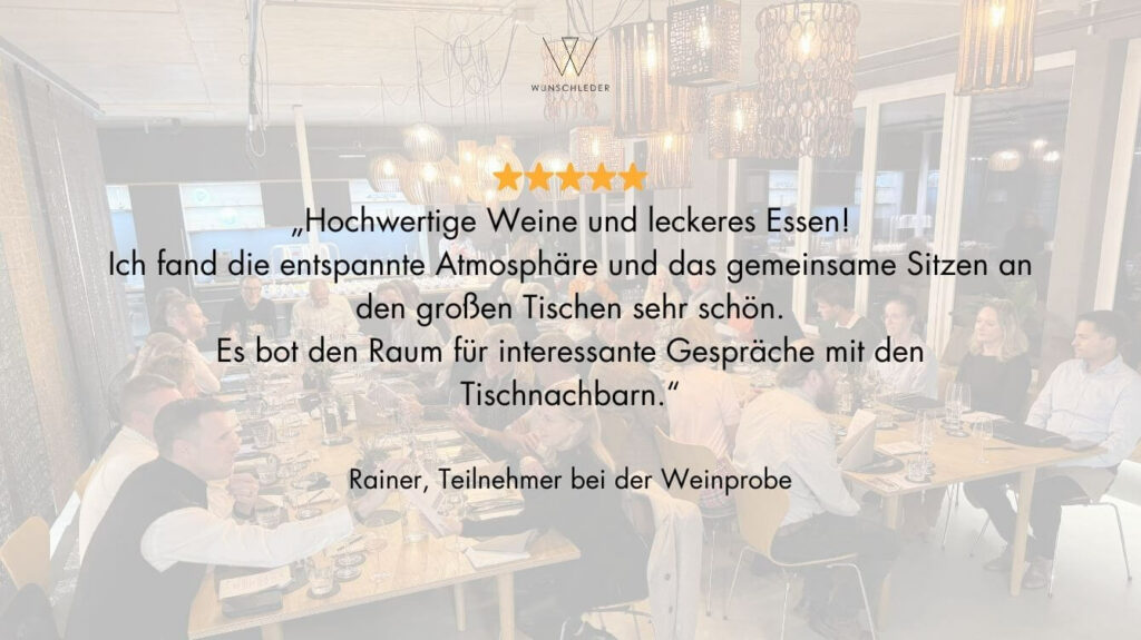 Weinprobe Passau, Wunschleder