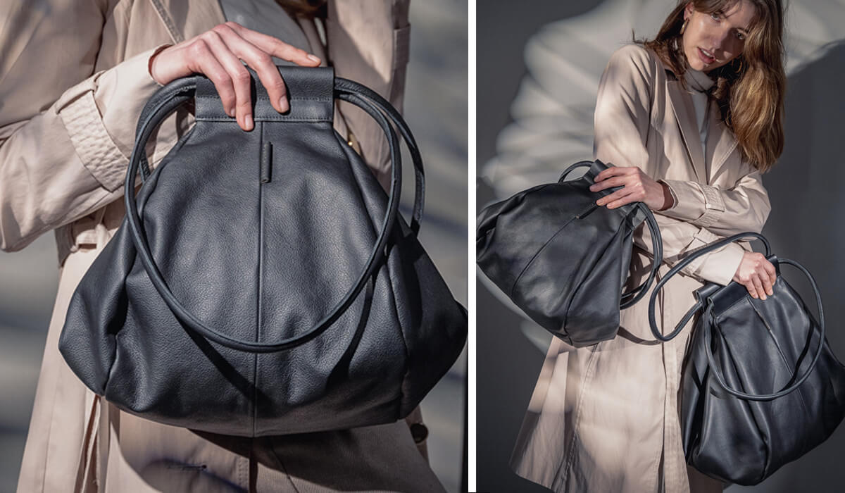 Hendgefertigte Beuteltasche