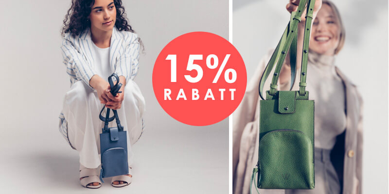 Handytasche Leder, Handy Umhängetasche mit Geldbörse, Wunschleder