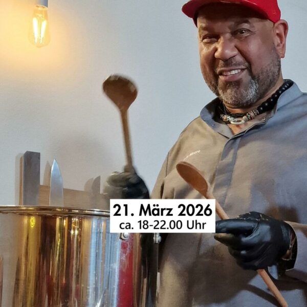 Kochevent Passau, David E. Moore, Kochen mit Musik, Wunschleder
