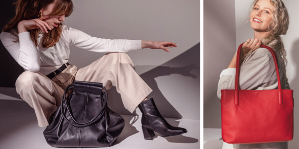 Große Ledertasche, Shopping Bag, Shopper, praktische Hobo Bag, Schultertasche Leder, Wunschleder