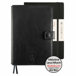 Notizbuch + Lederhülle|Journal mit Ledereinband| Personalisierbare Lederhülle mit Buch |