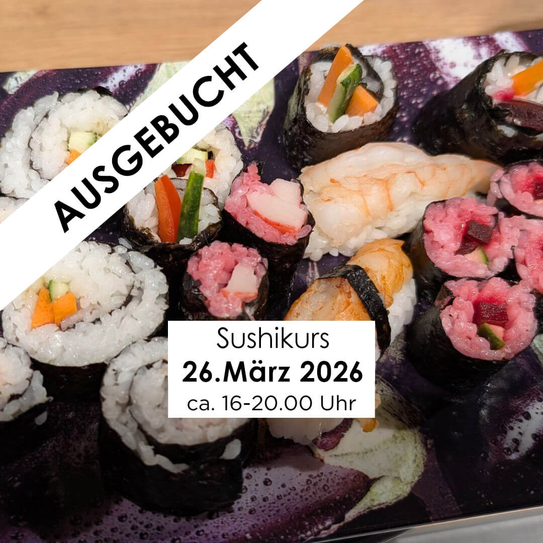 Sushikurs – Entdecke die Sushivielfalt – 26. März 2026