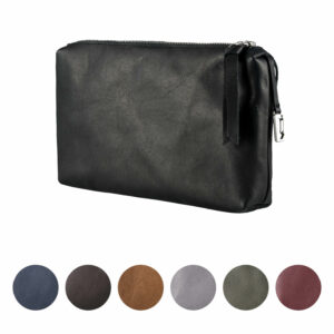 Lederetui | Anklipsen | verschieden Farben