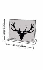 Messerblock Holz Leder |magnetischer Messerblock| Messerhalter magnetisch