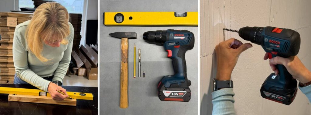 Montageanleitung Messerleiste, Magnetleiste anbringen, Wunschleder