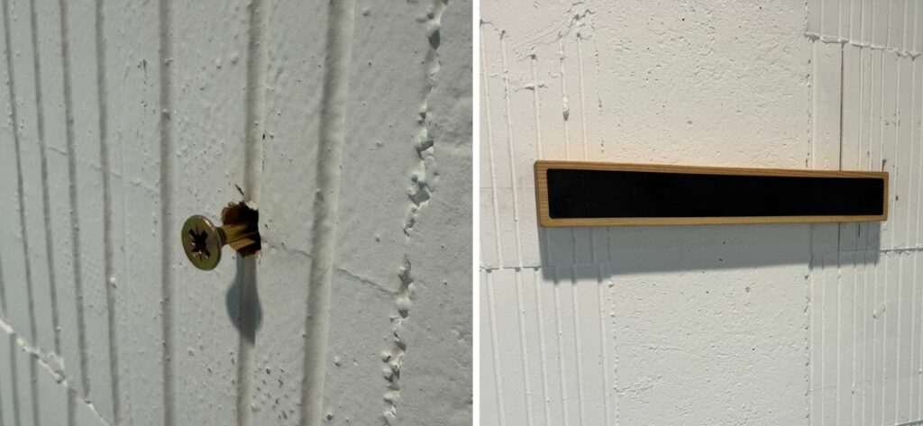 Montageanleitung Messerleiste, Magnetleiste anbringen, Wunschleder