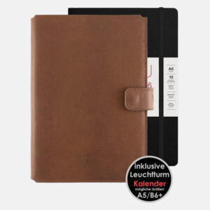 Kalender Lederhülle, Planer Leder, Wochenplaner 2026, Wunschleder
