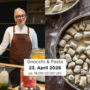 Julia Pöhls-Zaglauer, Pasta Kochkurs, Gnocchi Pasta selber machen, Wunschleder