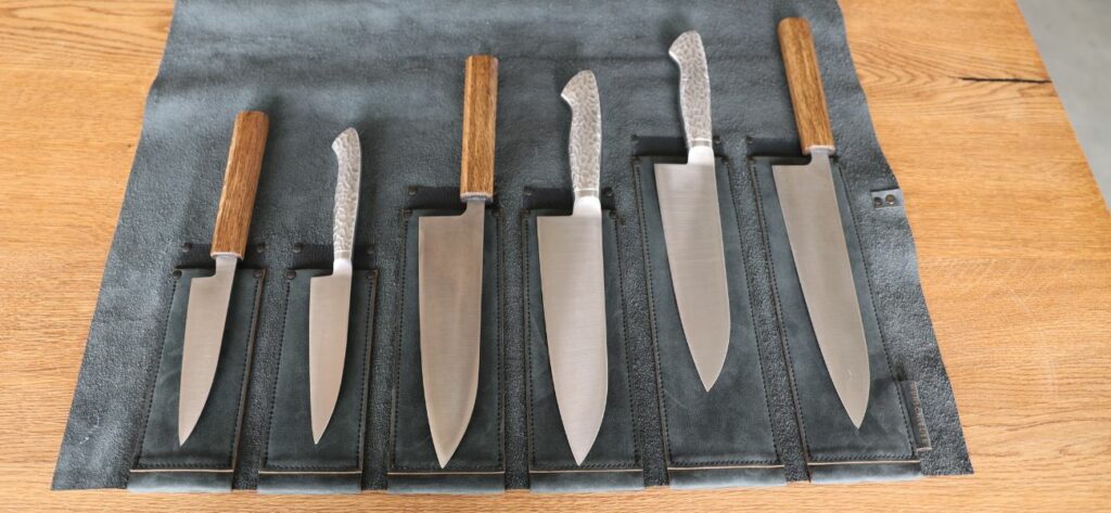 Messertasche Leder, Größen Auswahl, Beratung, Tipps zum Kauf Messertasche, Köchergröße, Wunschleder