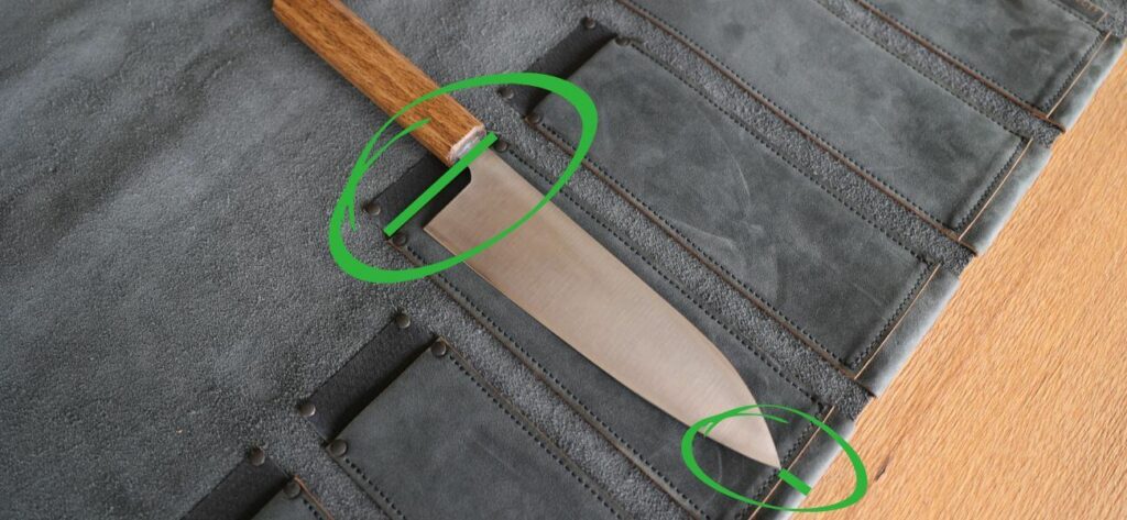 Messertasche Leder, Größen Auswahl, Beratung, Tipps zum Kauf Messertasche, Köchergröße, Wunschleder